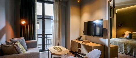 Junior Suite | Living area | Smart TV, Netflix, streaming services