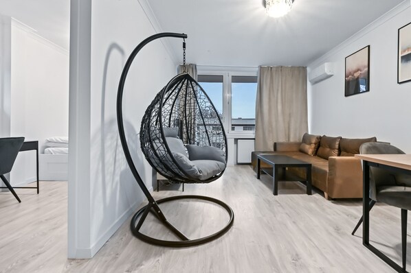 Suite estudio Confort | Tabla de planchar con plancha, wifi gratis, ropa de cama