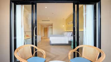 Chambre Double Deluxe, 1 trĂšs grand lit, balcon
