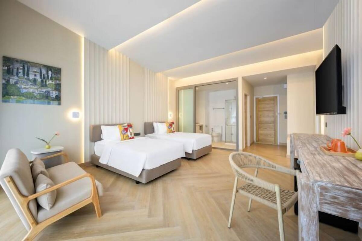 In-room safe, desk, cribs (free), rollaway beds (surcharge)