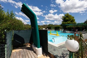 Seasonal outdoor pool - Villa Giorgisa Apartment 1 Pool Sea View (Ugento)