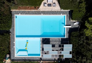 Seasonal outdoor pool - Villa Giorgisa Apartment 1 Pool Sea View (Ugento)