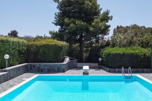 Seasonal outdoor pool - Villa Giorgisa Apartment 2 Pool Sea View (Ugento)