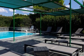 Seasonal outdoor pool - Villa Giorgisa Apartment 2 Pool Sea View (Ugento)