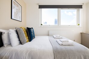 Apartamento | 2 quartos, roupas de cama antialérgicas, individualmente decorados