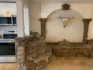 Refrigerador, microondas, horno, placa de cocina