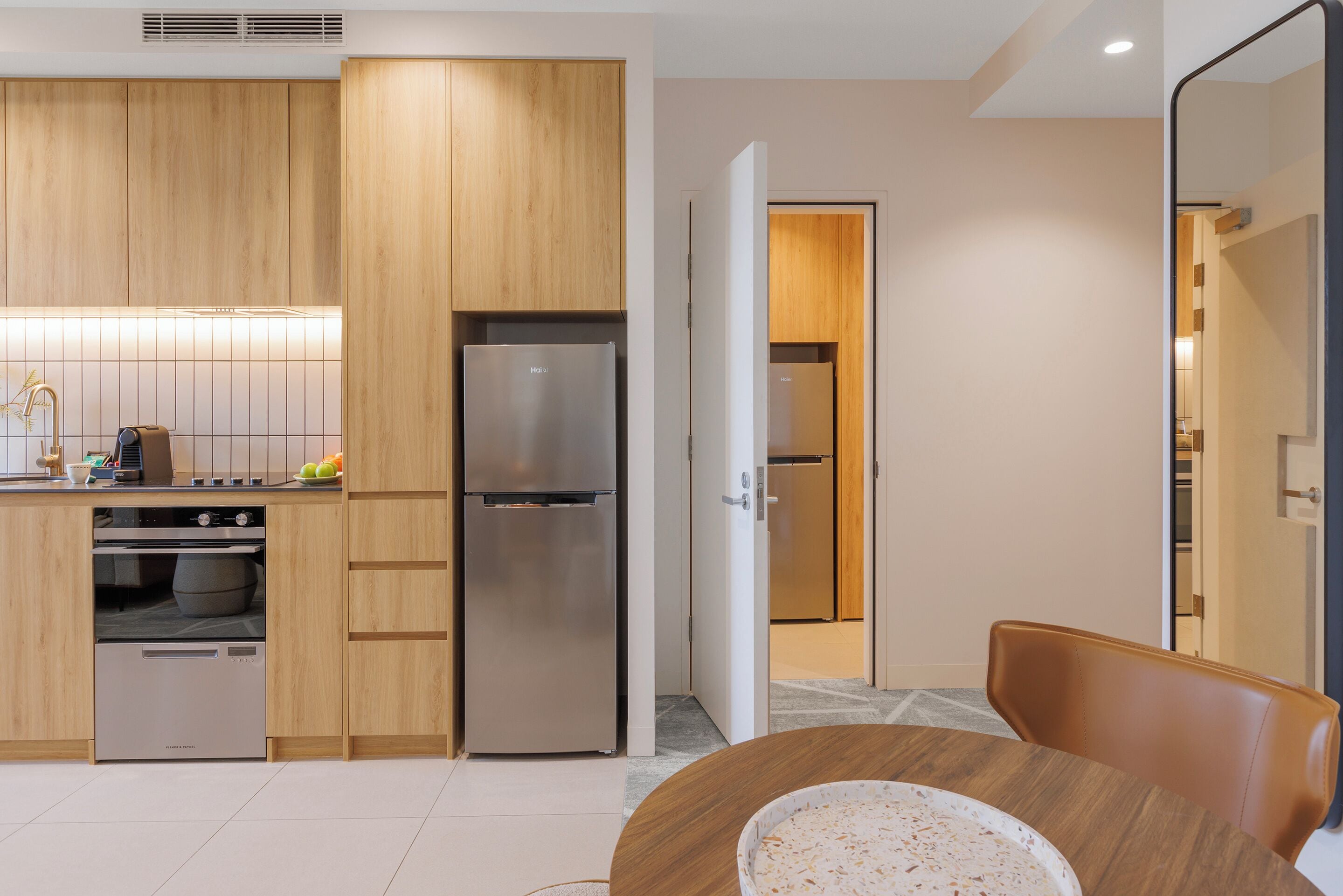 Appartamento, 3 camere da letto, camere comunicanti | Cucina privata | Frigorifero con congelatore, microonde, forno, piano cottura