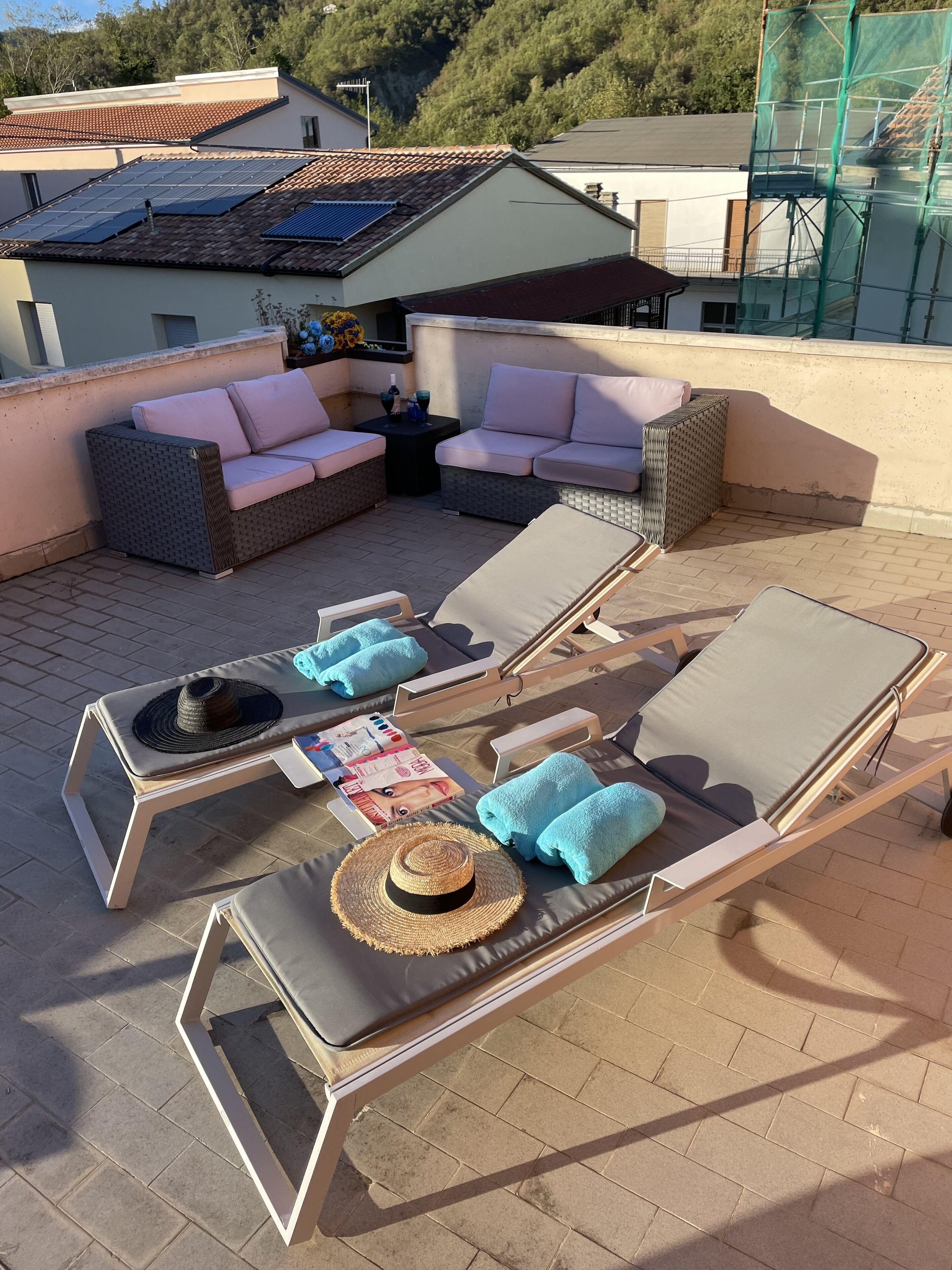 Central Bisenti Escape with 55 square metre sunny Terrace and secure parking
