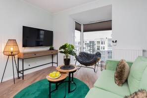 Apartamento, 1 quarto, cozinha | Sala de estar