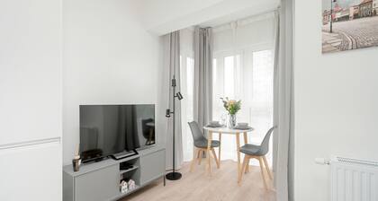 Minimalist Studios in Poznań by Renters