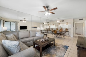 TV - Edgewater Golf Villas 1714 | Family-Friendly Community, Beach Access, Lagoon-Style Pool (Panama City Beach)
