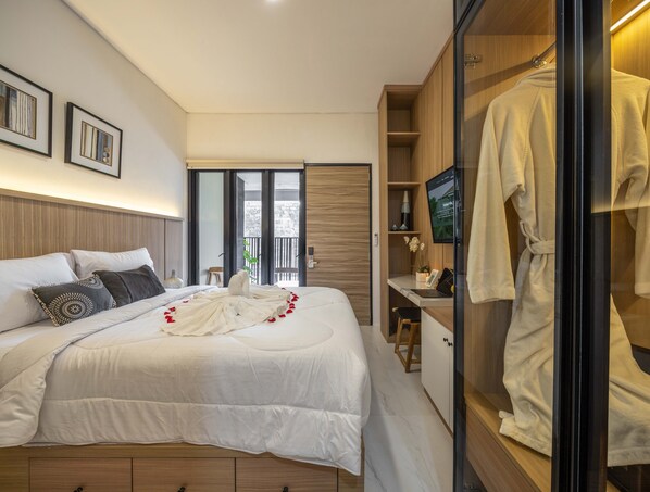 1 chambre, coffres-forts dans les chambres, bureau