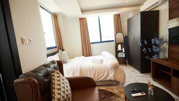 1 chambre, bureau, fer et planche Ă repasser, Wi-Fi gratuit