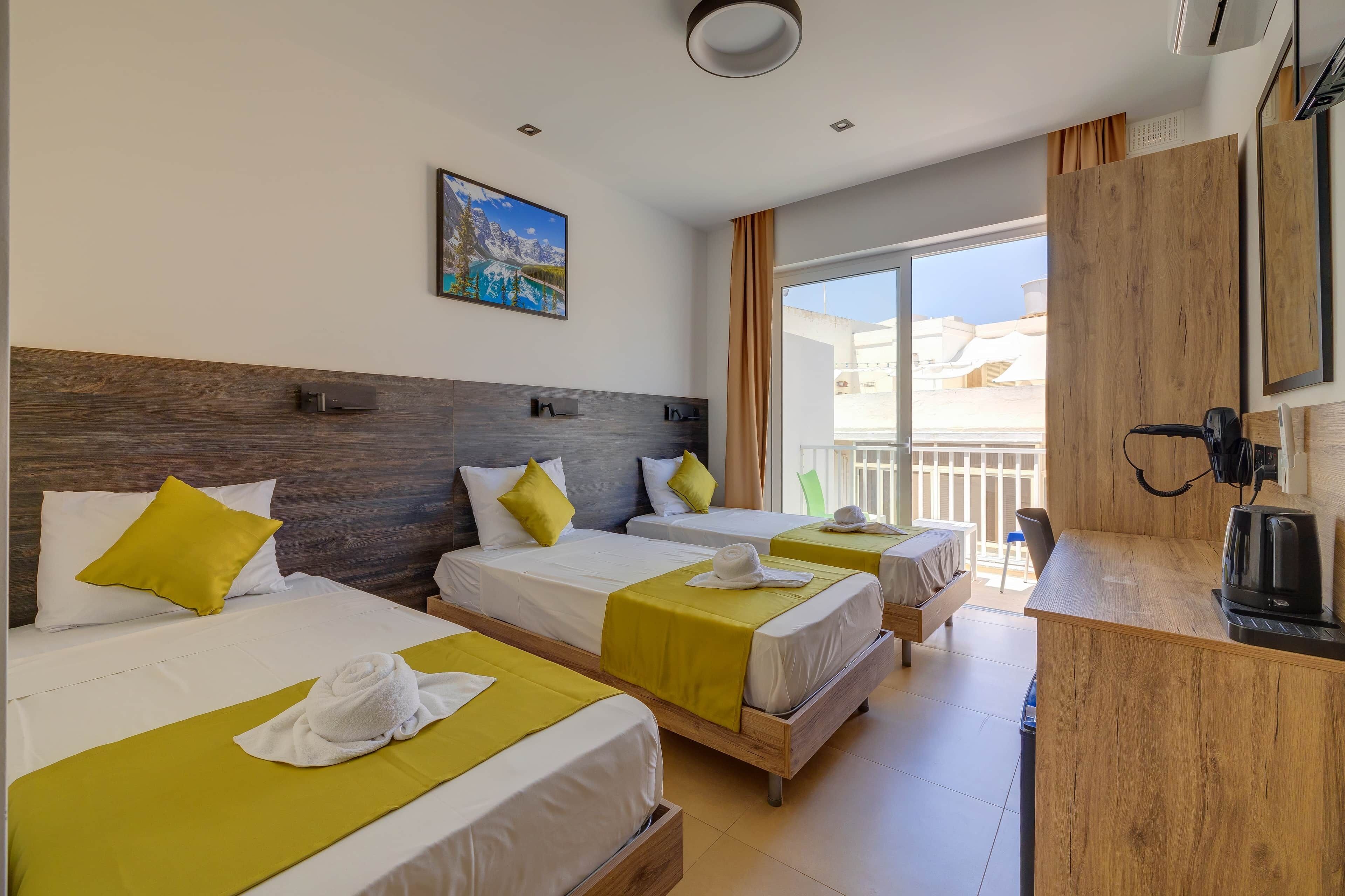 2 多间卧室、熨斗/熨衣板、WiFi、床单