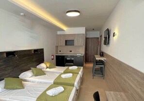 2 chambres, fer et planche Ă repasser, Wi-Fi, draps fournis