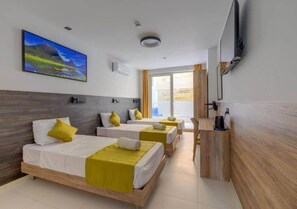 2 chambres, fer et planche Ă repasser, Wi-Fi, draps fournis