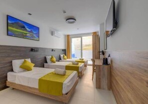 2 chambres, fer et planche Ă repasser, Wi-Fi, draps fournis