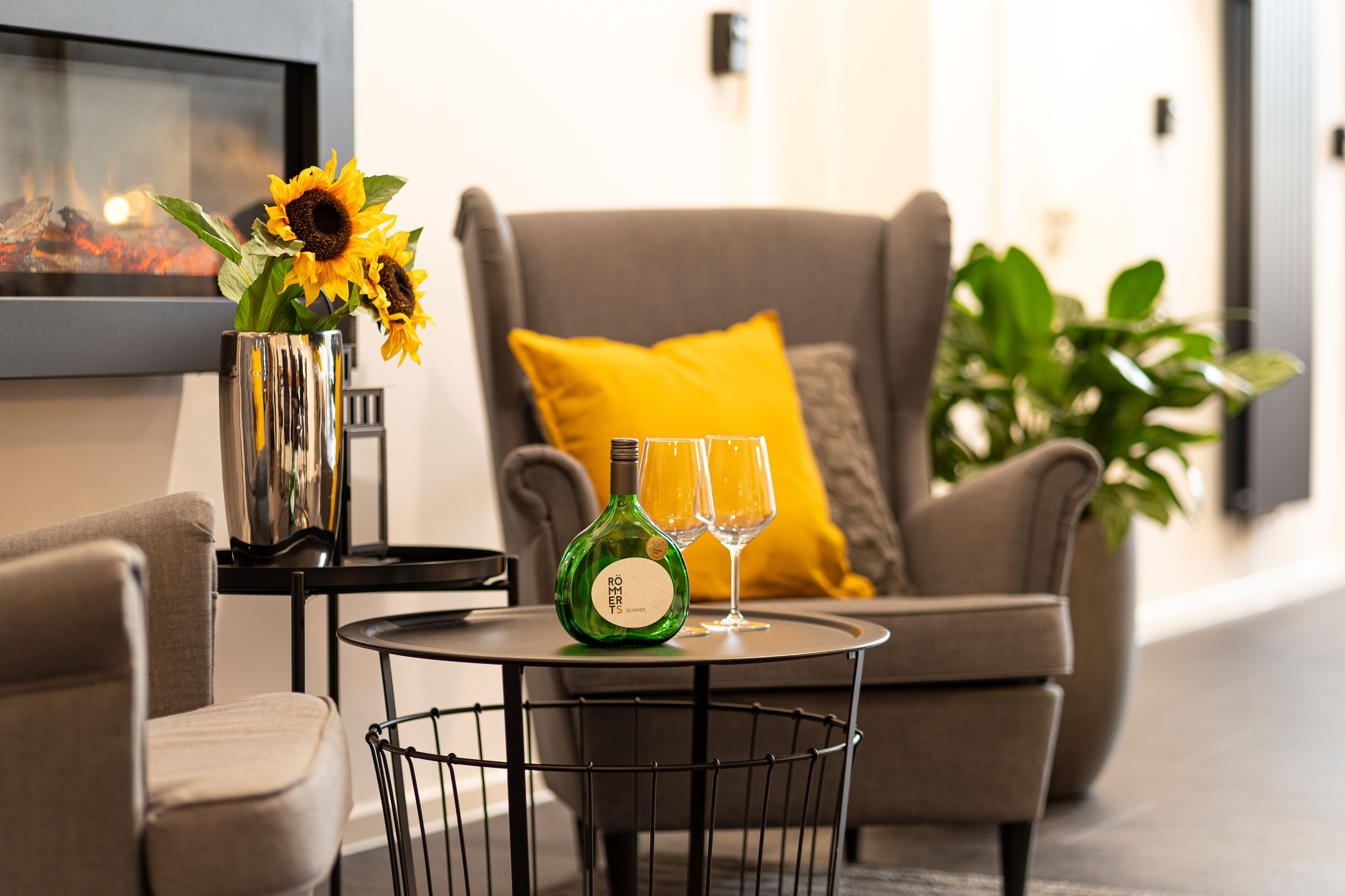 Coin salon dans le hall