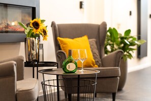 Sitteområde i lobbyen