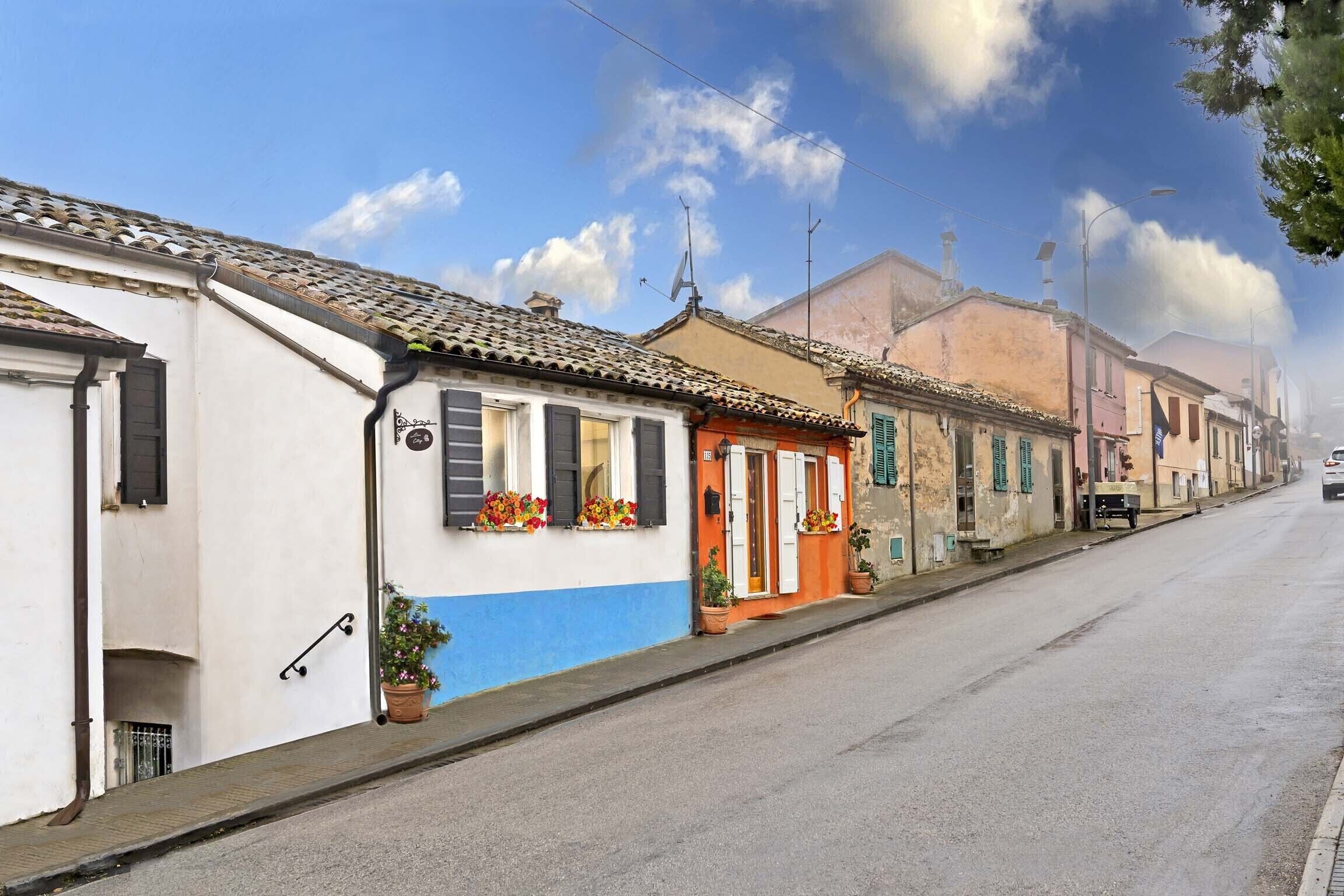 Facciata della struttura