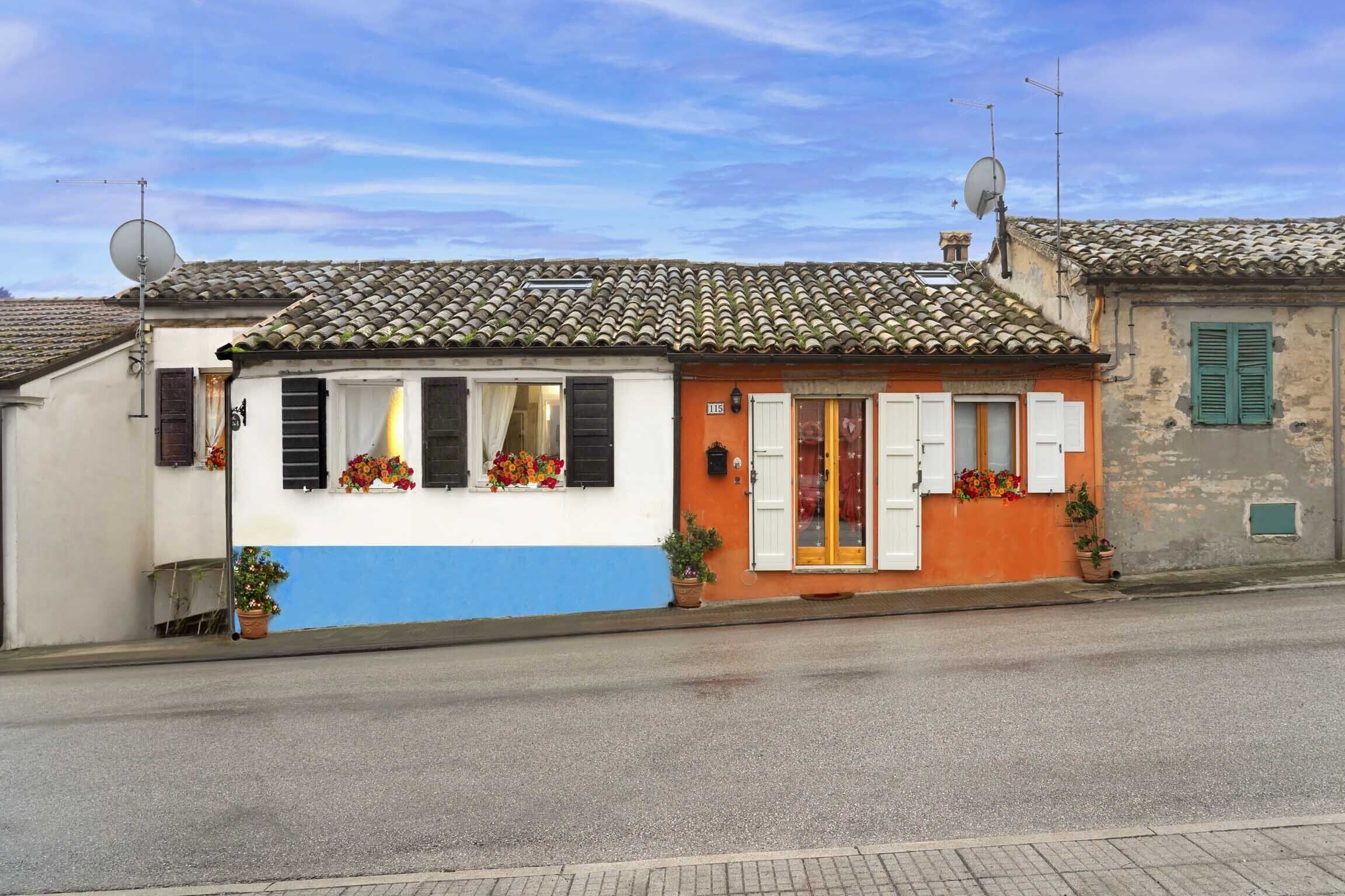 Fassade der Unterkunft