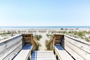 Accommodatie ligt op het strand