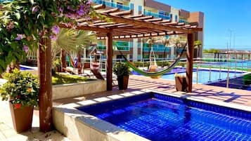 Apartamento conforto | Terraço/pátio