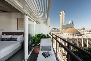 Loftsleilighet, 2 soverom, 2 bad, sjøutsikt | Terrasse/patio