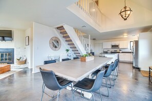 House (3 Bedrooms) | Interior - Deck + Kayaks: Grand Lake of the Cherokees Home (Afton)