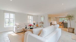 TV, fireplace, offices