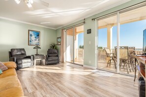 Condo, 4 Bedrooms | Living area - Mother Of Pearl - Beach Club #205 4 Bedroom Condo by RedAwning (Dauphin Island)