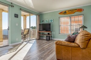 Condo, 4 Bedrooms | Living area - Mother Of Pearl - Beach Club #205 4 Bedroom Condo by RedAwning (Dauphin Island)