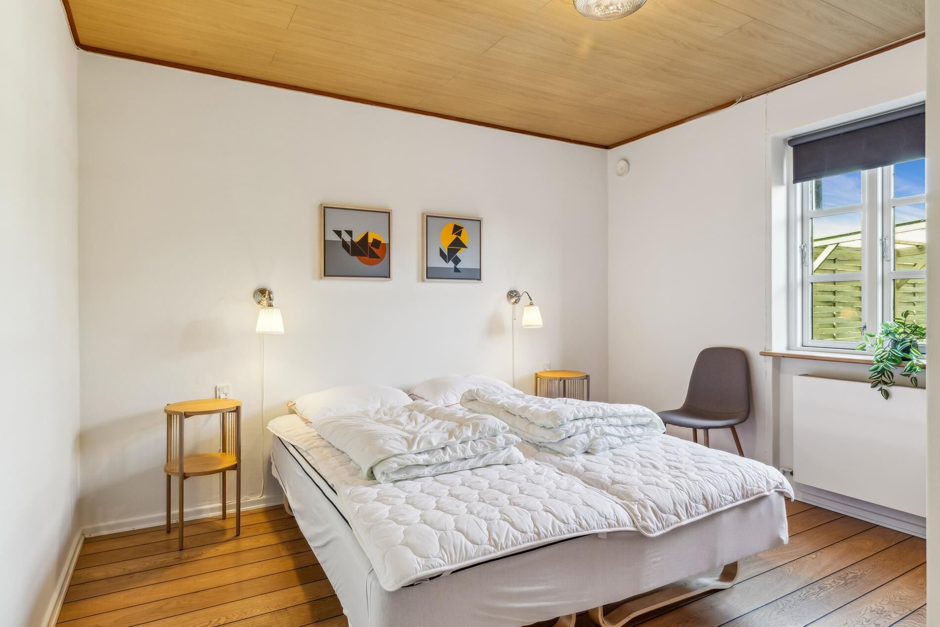 Casa básica | 2 habitaciones, muebles diferentes y tabla de planchar con plancha 