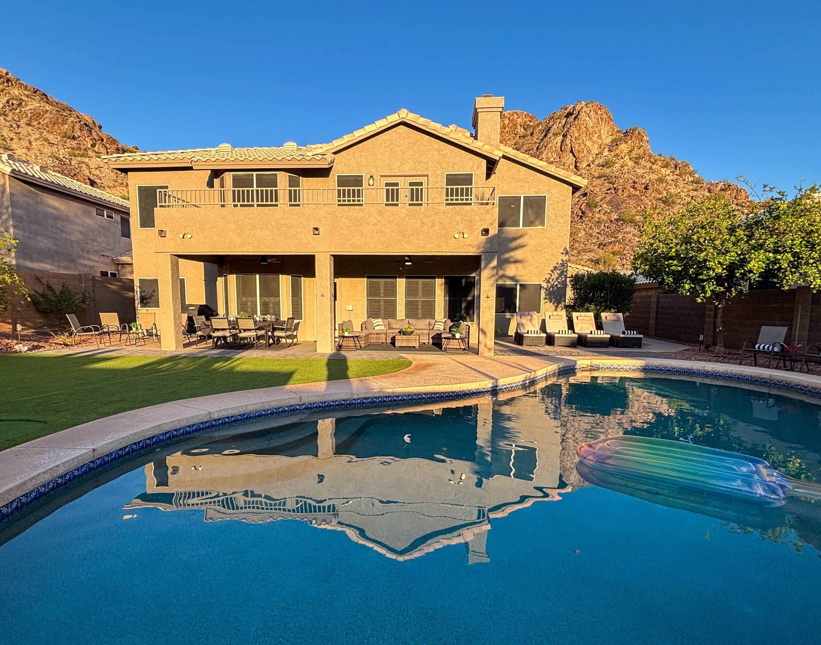Private backyard