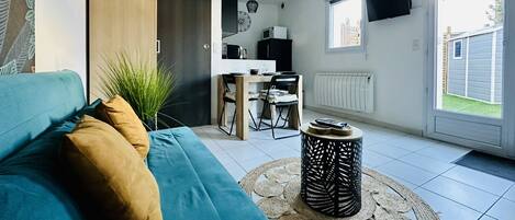 Una televisión, libros