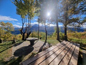 Terrace/patio - Chalet de Montagne à Louer Pour 9 Personnes - Serre-chevalier - Briançon (Saint-Chaffrey)