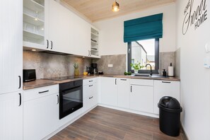 Apartment, 2 Bedrooms, Sauna, Beachside | Private kitchen | Highchair - Domek Szmaragdowy by Renters Prestige (Krokowa)