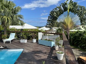 Property grounds - Villa Centre Guadeloupe 4 Chambres 8 Personnes Piscine Jacuzzi (Baie-Mahault)