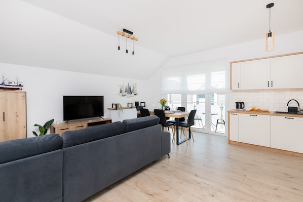 Living room - Południowa Przystań Apartment by Renters (Krokowa)