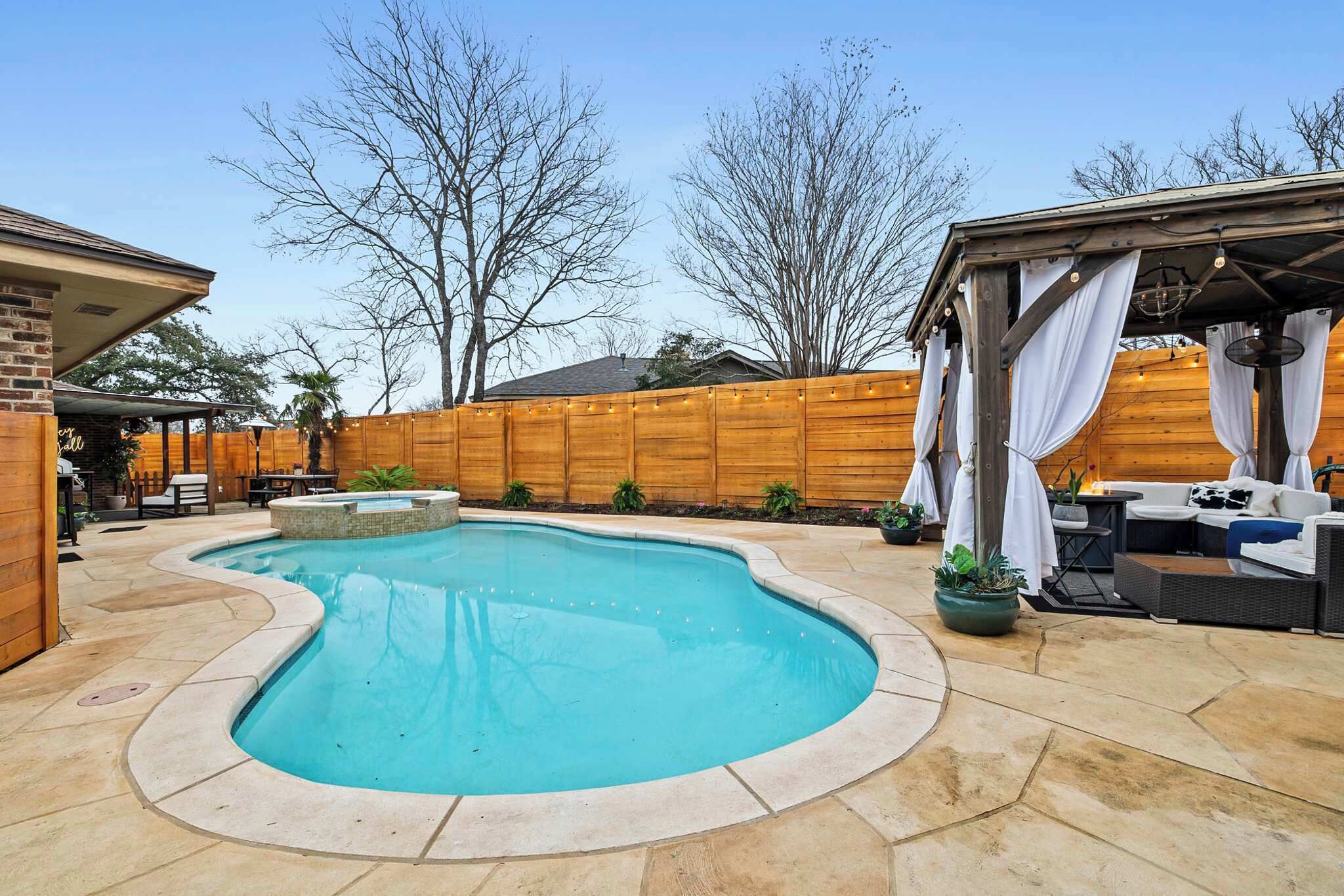 Alberca al aire libre 