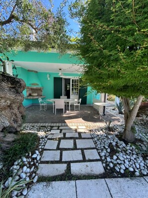 Outdoor dining - Wonderful villa with pool on Albarella (Isola di Albarella)