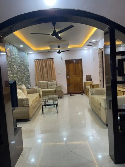 Spacious & Fully furnished 2-bedroom apartment in Malleshwarm Bengaluru.