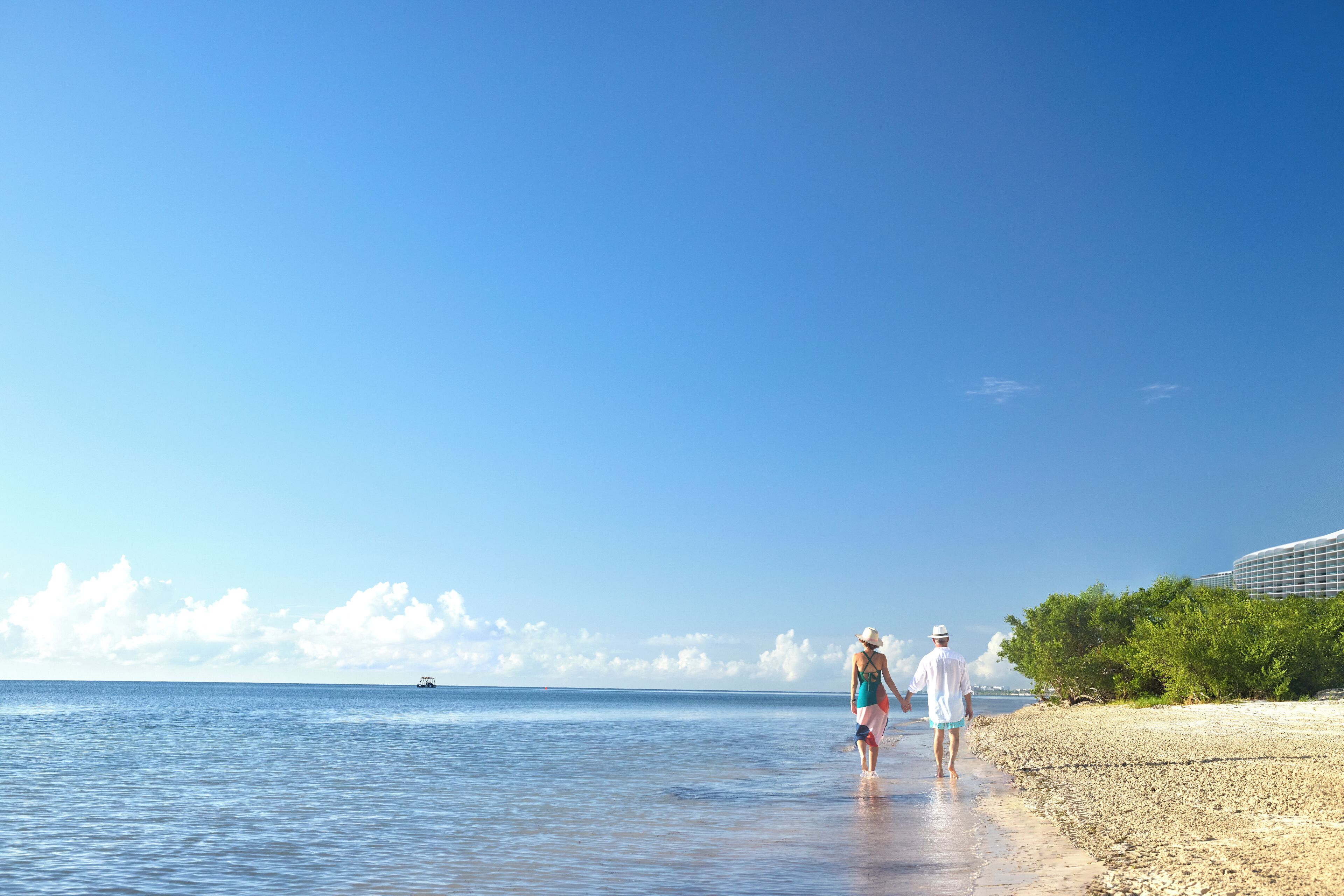 On the beach, white sand, kayaking