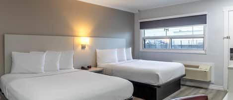 Deluxe Room, 2 Queen Beds, Non Smoking, Refrigerator & Microwave