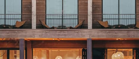 Fassade der Unterkunft