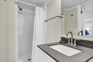 Hair dryer, towels - Coastal Comfort at The Waterway: Studio with Pool & Dining Nearby! (Wrightsville Beach)