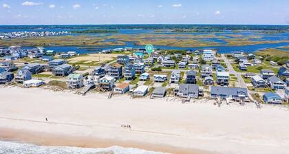 2383 Island Drive: 4 BR, 3 BA House in N. Topsail Beach, Sleeps 8