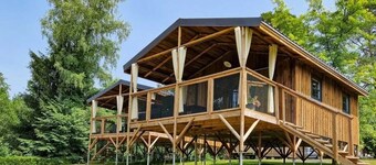 Cabane 3 étoiles - Piscine  - eeiiff