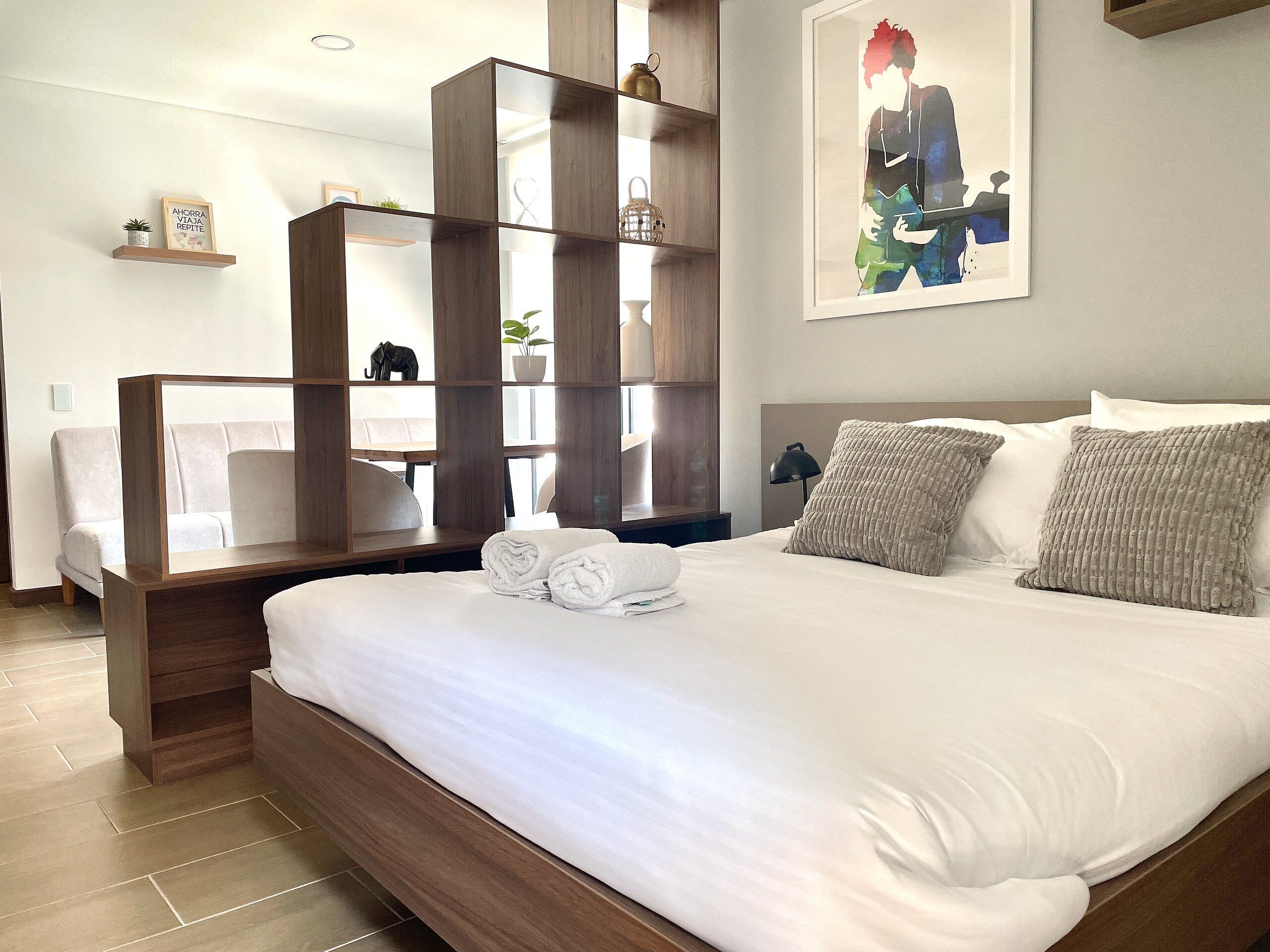 Senior Apartment (EE01I) | 1 bedroom, premium bedding, down comforters, individually decorated