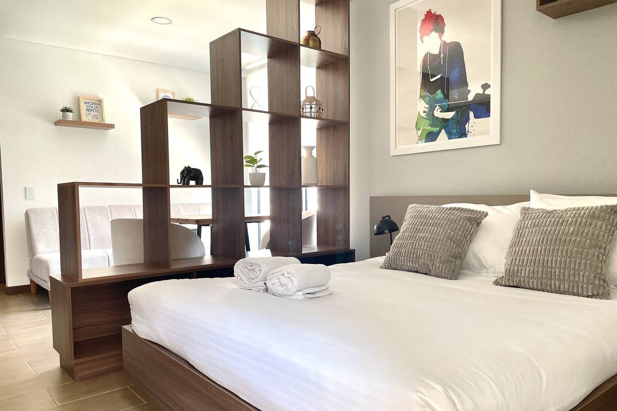 Apartamento sénior (EE01I) | 1 dormitorio, ropa de cama de alta calidad, edredones de plumas